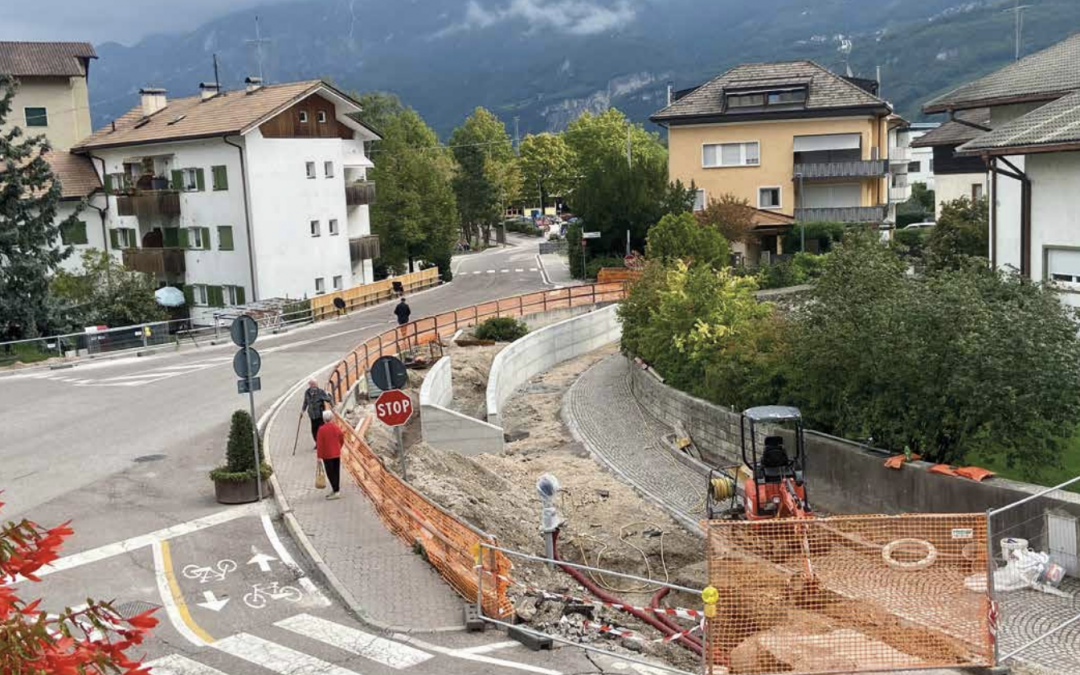 La rinascita di via Trento del comune di Salorno
