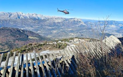 Sistemi di difesa passiva antivalanghe sul monte Bondone (TN)