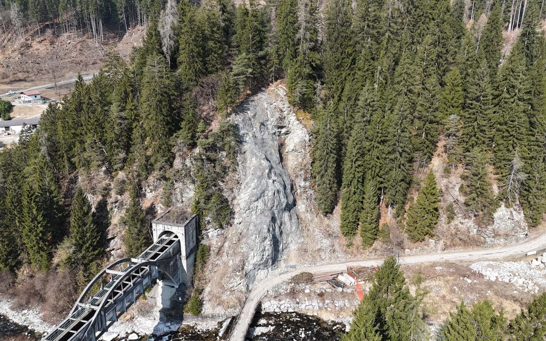 Consolidamento versante roccioso a Pinzolo (TN)